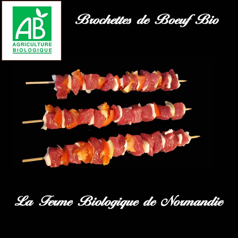 brochette boeuf bio