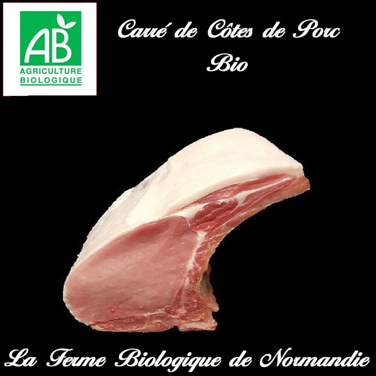 Carré cotes de porc bio