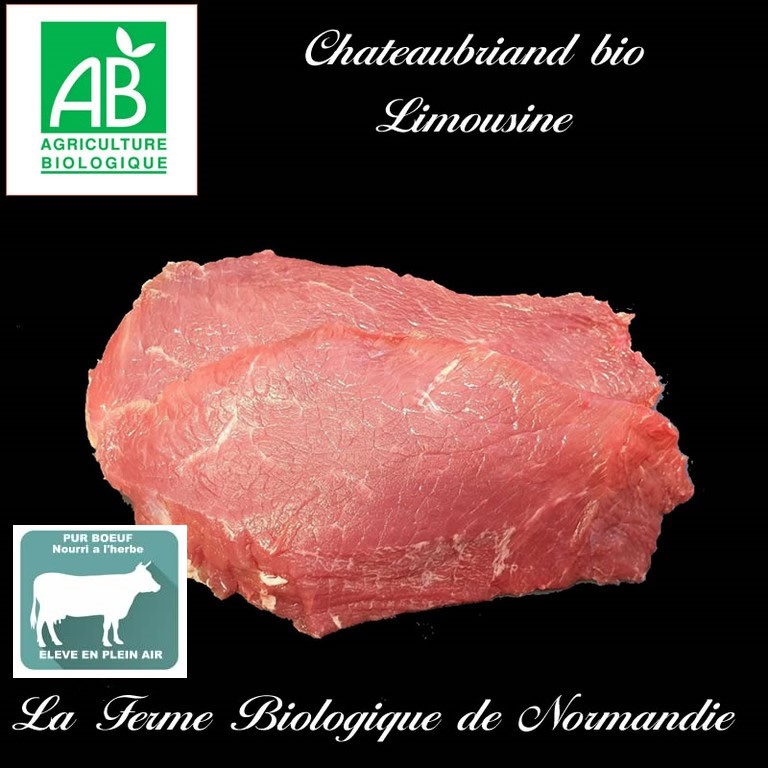 Colis de viande de boeuf bio 15kg race limousine