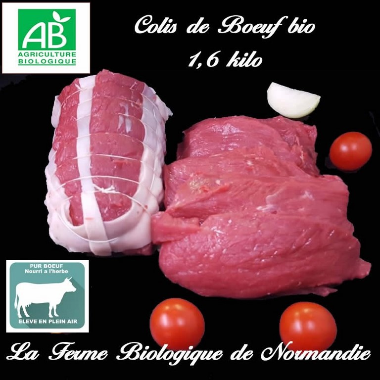 colis boeuf bio 1,6 kilo