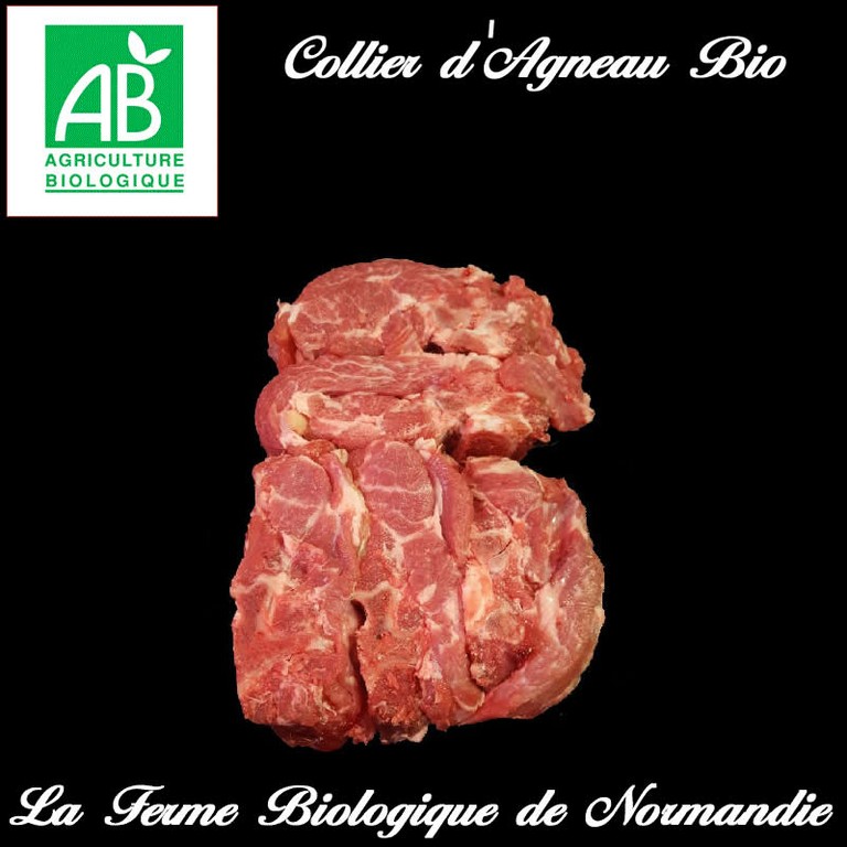 collier agneau bio 500g