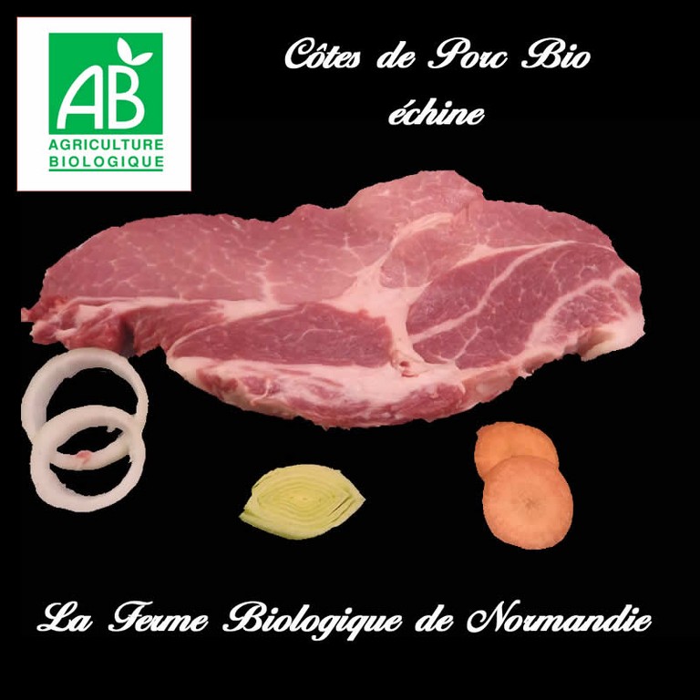 Entrecote porc bio échine 500g