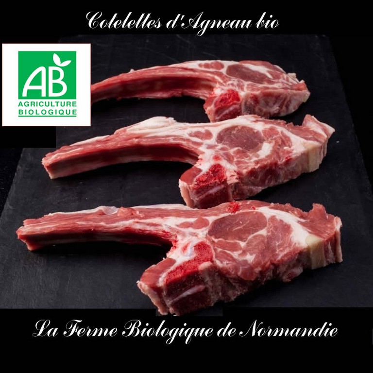 Cotes d'agneau filet bio