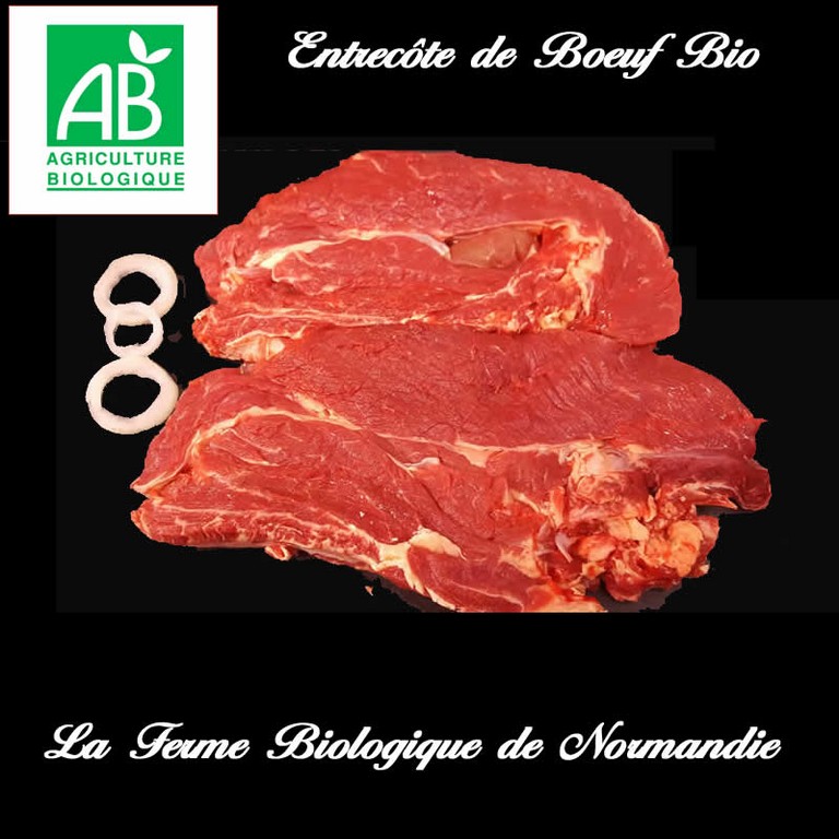 Entrecote boeuf d'herbe bio maturée