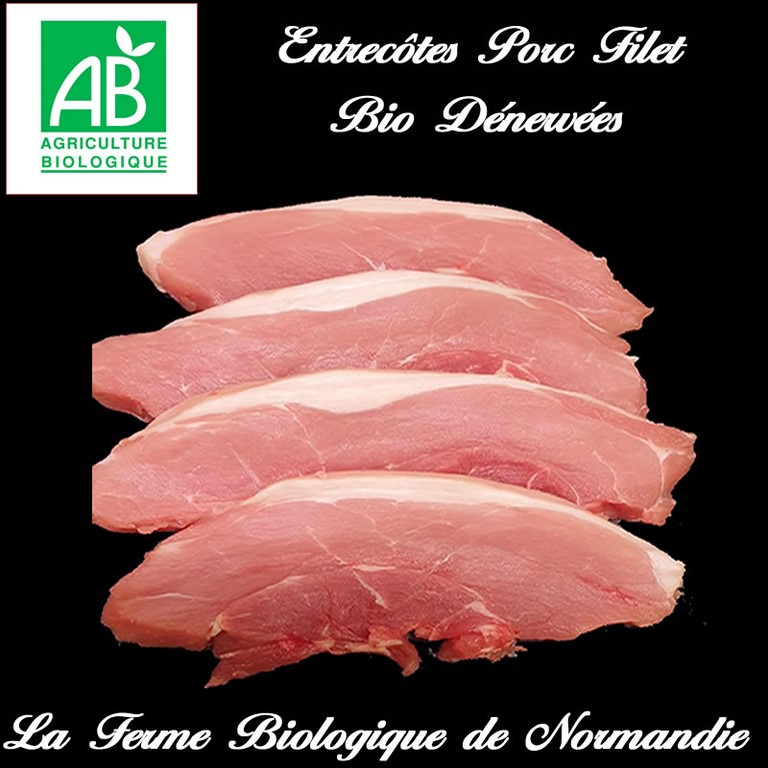 Entrecote porc bio échine 500g