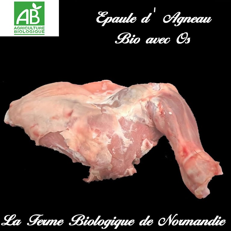 Epaule d'agneau  bio avec os