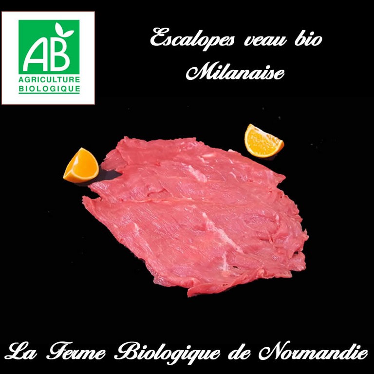 Escalope veau bio milanaise 300g