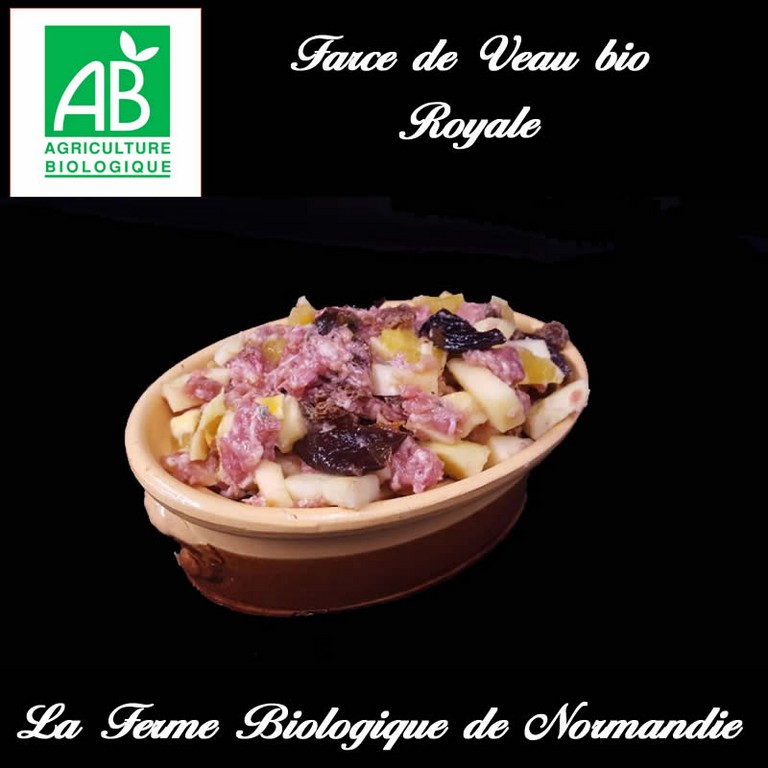 farce de veau bio poids 400g