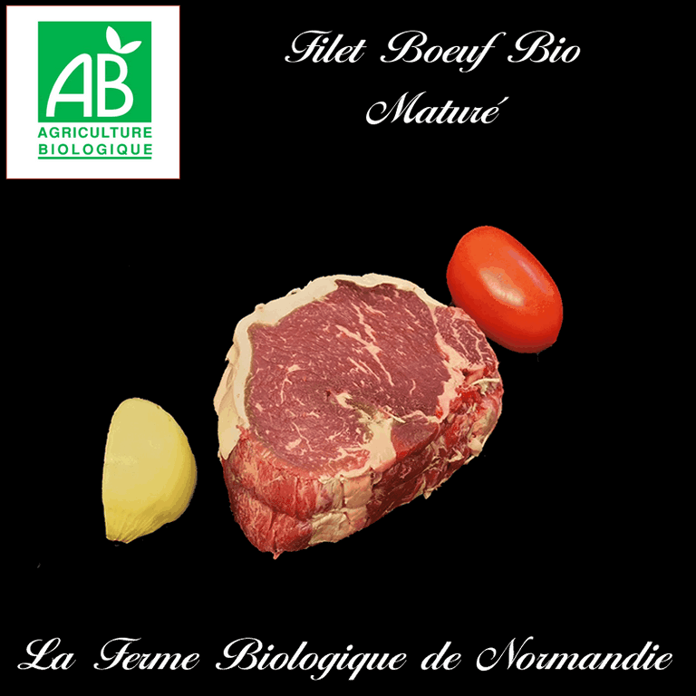 filet de boeuf d'herbe bio maturé