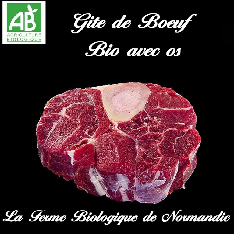 Gite de boeuf bio avec os 600g