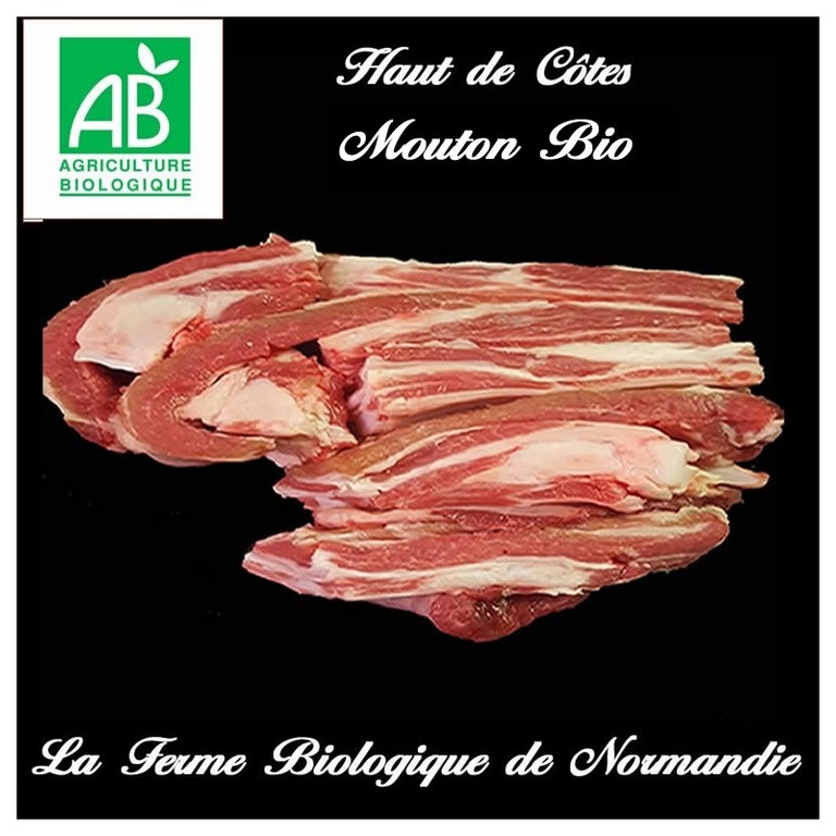 Haut de cotes de mouton bio 700g