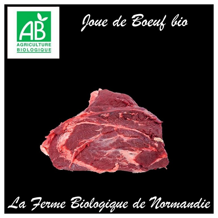 joue de boeuf d'herbe bio 700g