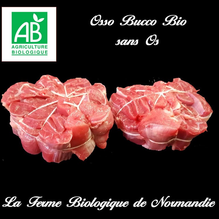 Osso bucco veau bio sans os