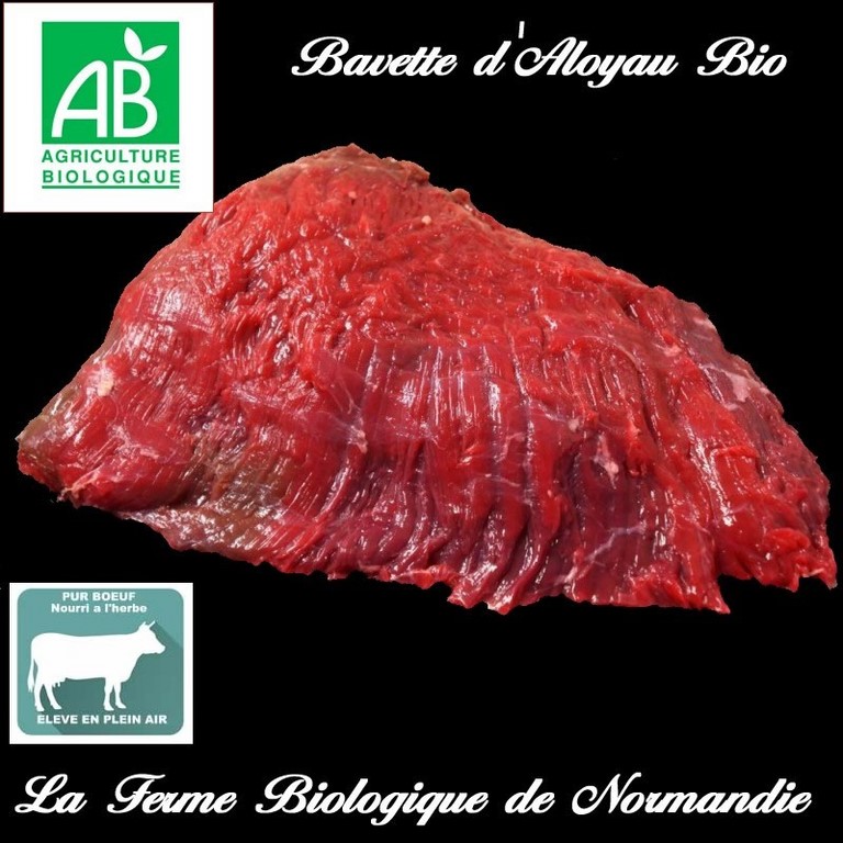 Bavette d'aloyau bio 250g