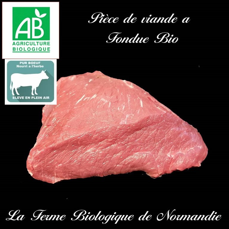 Viande de boeuf bio pour brochettes 