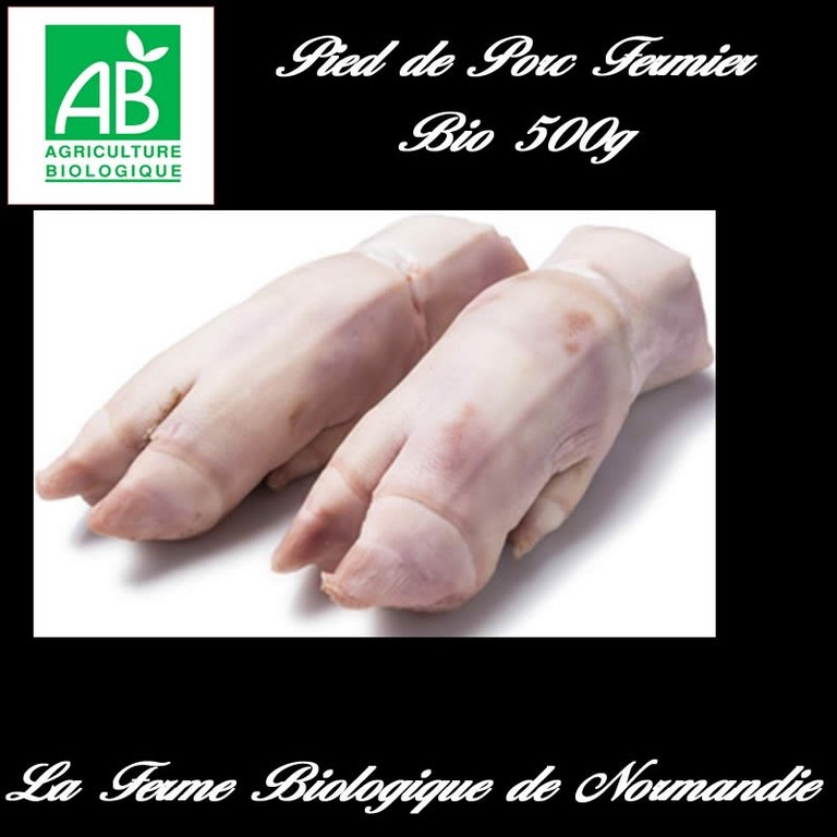 Pied de porc fermier bio 500g