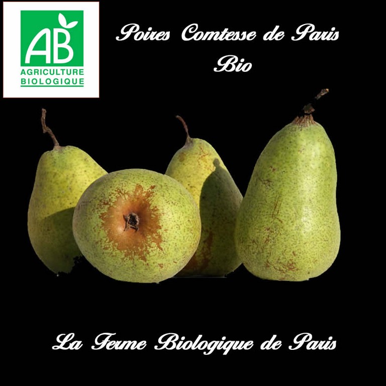 Poires comtesse de Paris bio