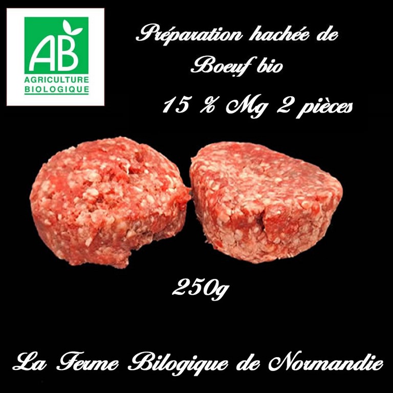 Colis de viande de boeuf bio 15kg race limousine