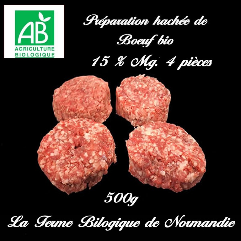 Préparation hachée boeuf bio 1 kilo