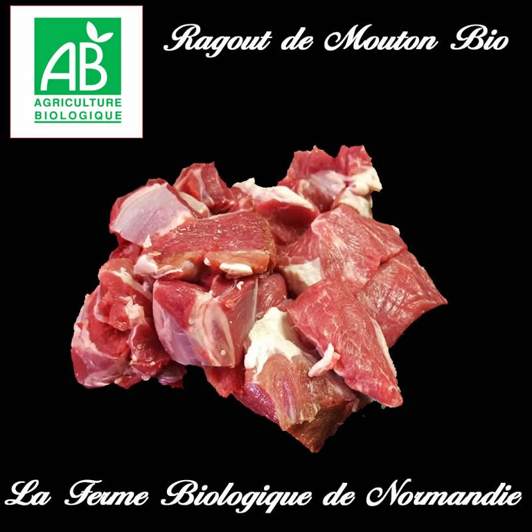 Ragout de mouton bio  600g