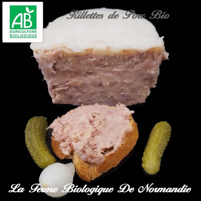 Rillettes de porc bio 200g