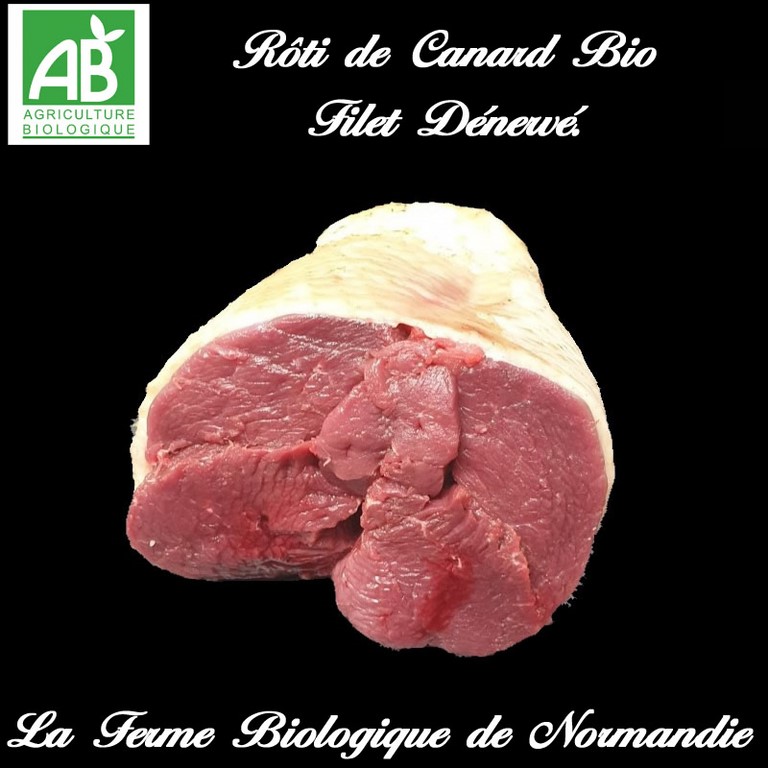 Rôti de canard bio filet dénervé