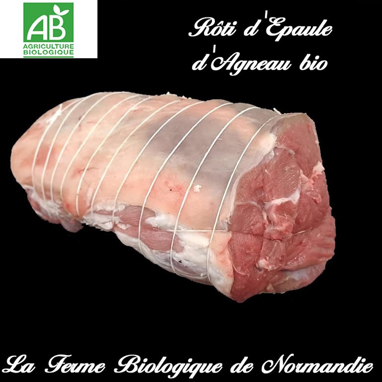 Rôti Epaule agneau bio sans os