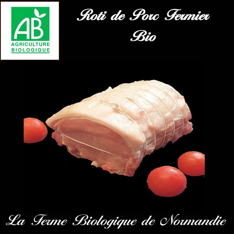 Promo Roti porc fermier bio 700g