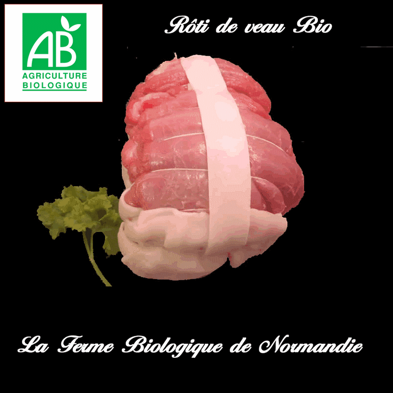 Roti de veau bio cotes découvertes