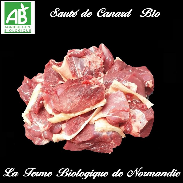 Sauté de canard fermier bio