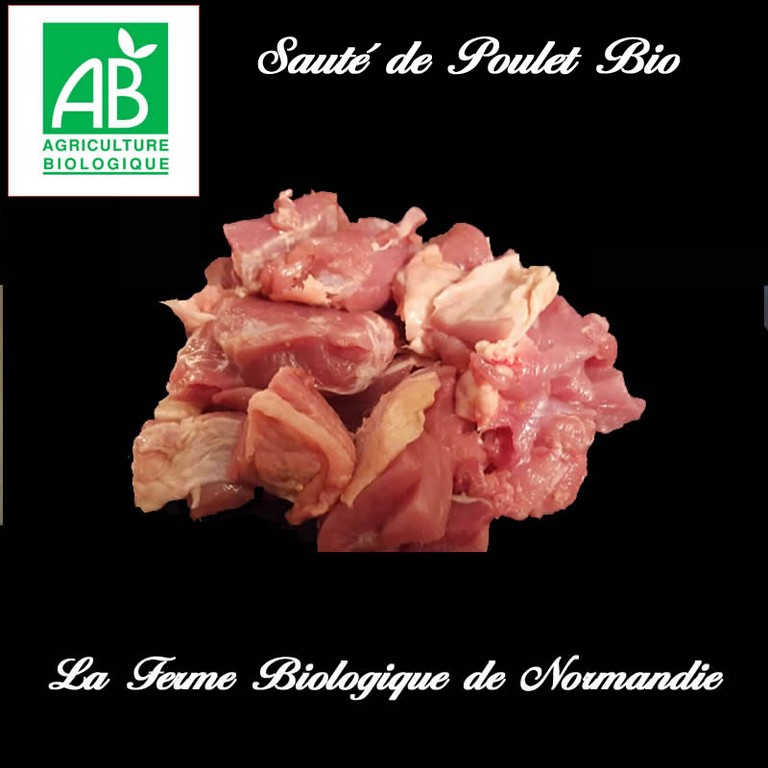 Sauté de poulet fermier bio