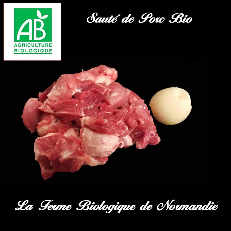 Promo sauté de porc bio 600g