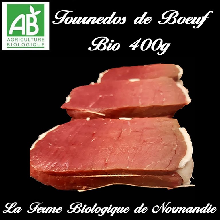 Tournedos boeuf bio 400g limousine