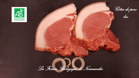 Côtes de porc fermier bio