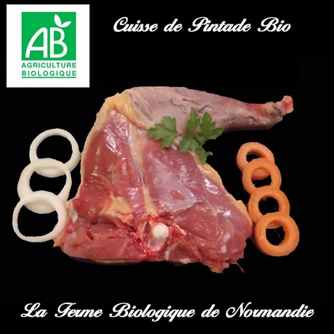 Cuisse pintade fermière bio