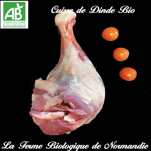 Cuisse de poulet fermier bio 350g