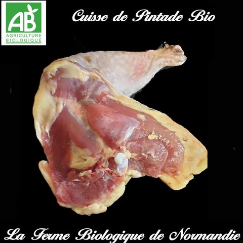 Cuisse pintade fermière bio