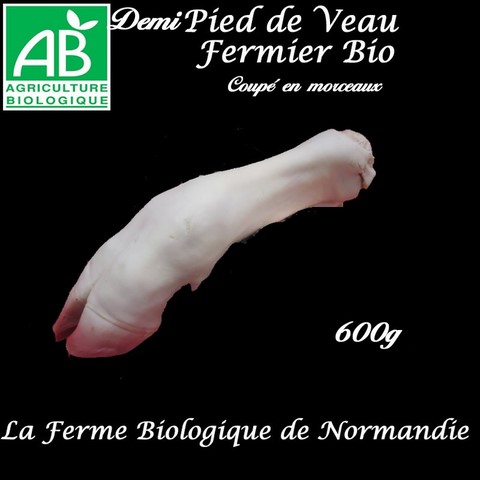 1/2 pied de veau fermier bio