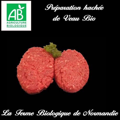 Hachés de veau bio 