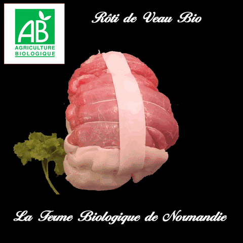 Roti de veau bio cotes découvertes