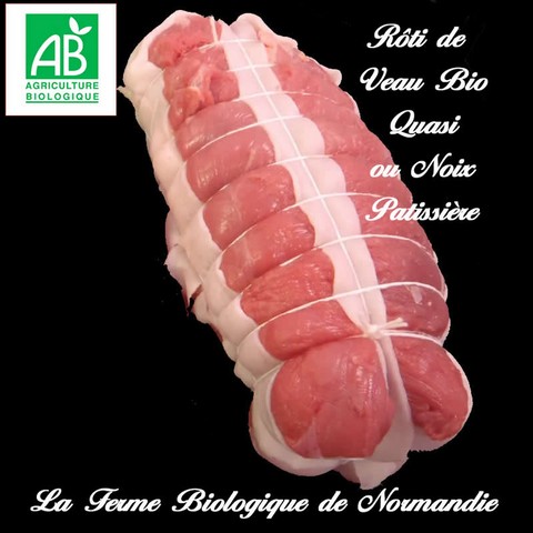 Roti de veau bio cotes découvertes