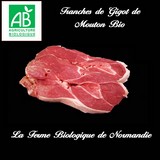 gigot de mouton bio en tranches 400g