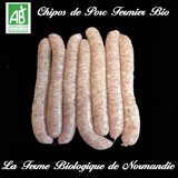  Chipolatas de porc fermier bio 500g