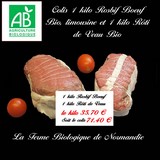 Colis rosbif boeuf Bio roti de veau bio