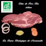 Entrecote porc fermier bio échine 500g Entrecote porc bio échine 500g