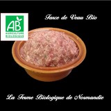 farce de veau bio poids 400g