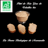 Paté de foie gras de volailles bio