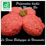 Steaks hachés de mouton bio 300g Préparation hachée mouton 300g