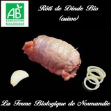 Rôti de dinde fermière bio (cuisse)