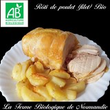 Rôti de poulet fermier bio (filet)